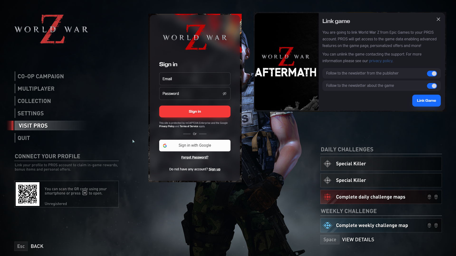 How to Link World War Z to PROS? – Prism Ray Online Services